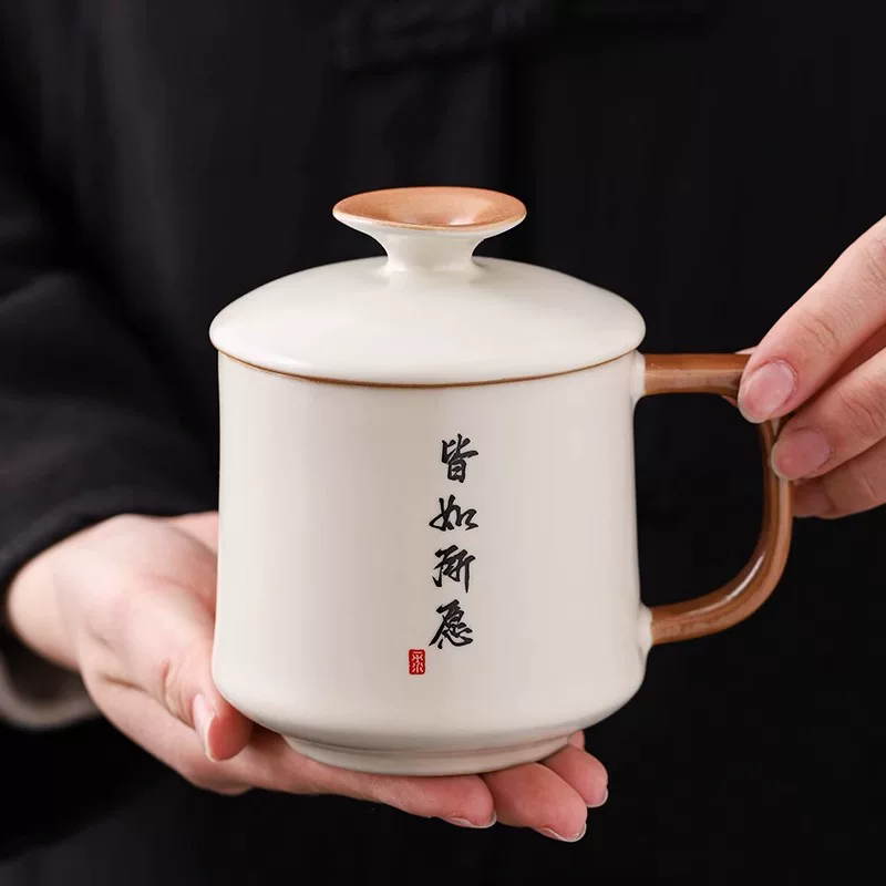 汝窑茶杯陶瓷