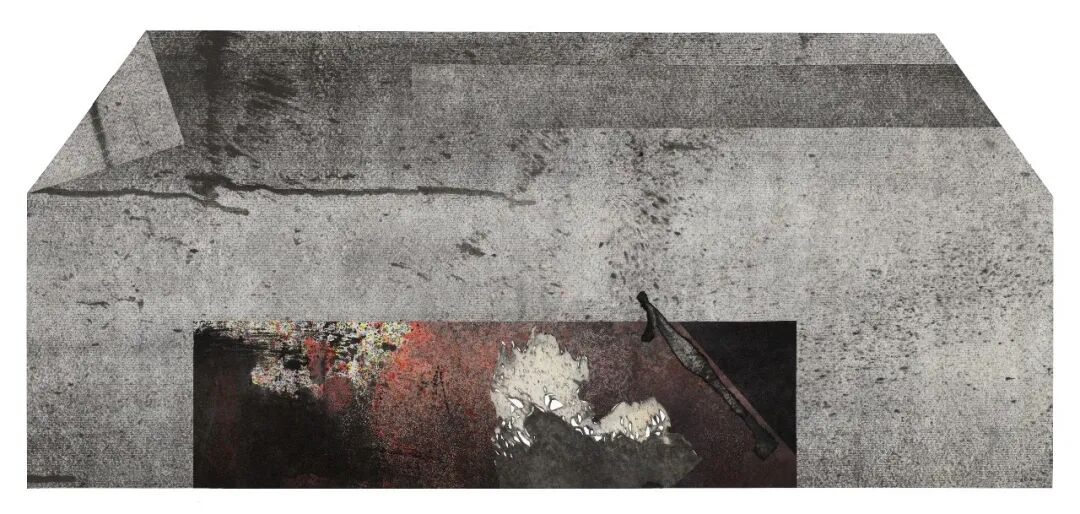 《大房子》王非 纸本水墨 33x74cm 2026年.jpg