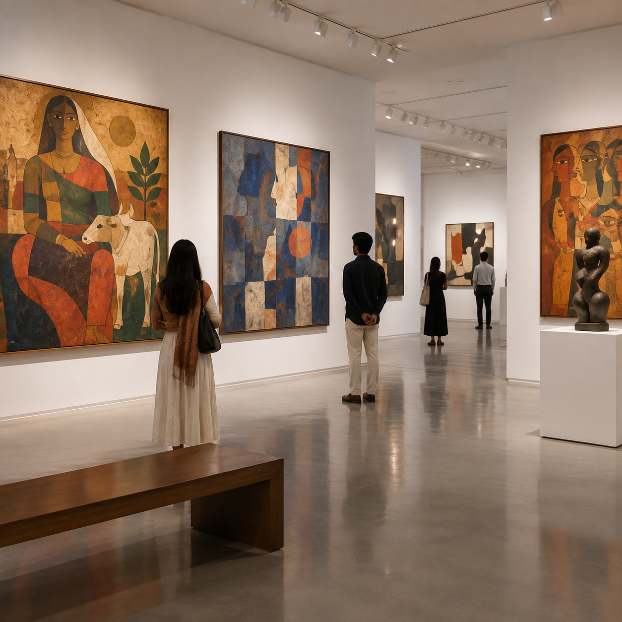 《7 Indian Painters Who Took Modern Art in Unexpected Directions》首次在 DailyArt Magazine 刊登