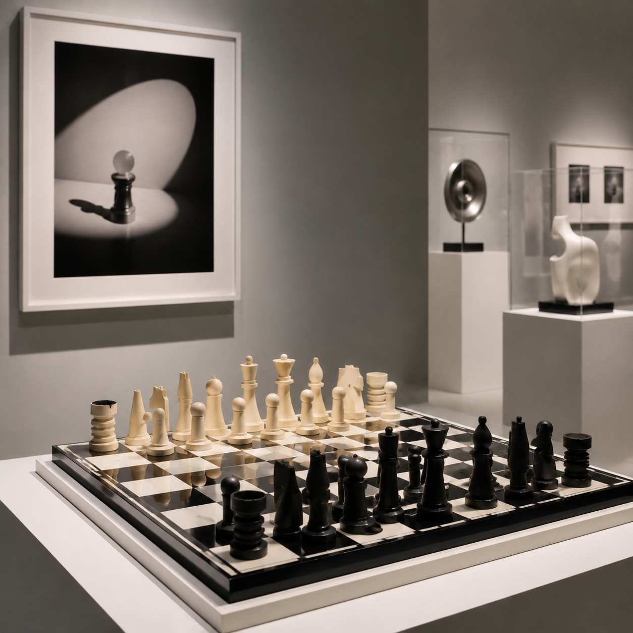 MoMA发布曼·雷国际象棋套装信息