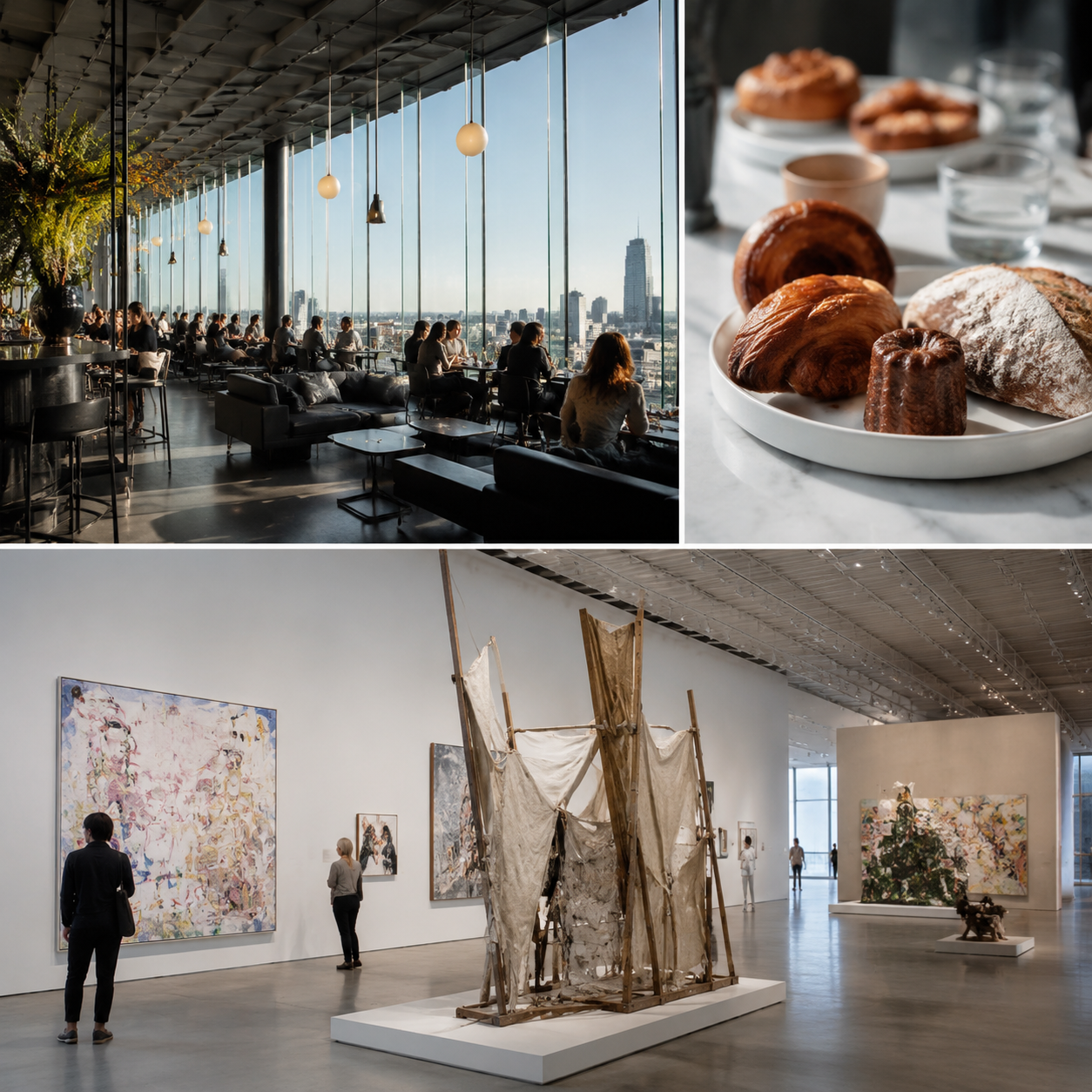 Dining Studio Bar and Frenchette Bakery at the Whitney