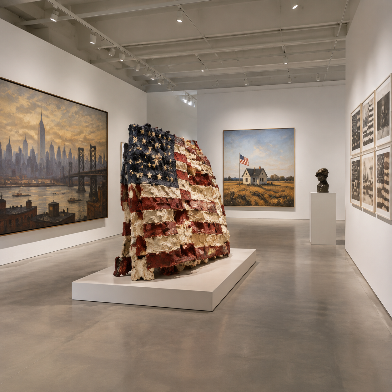 阿迪森美国艺术画廊《美国在形成中》展览