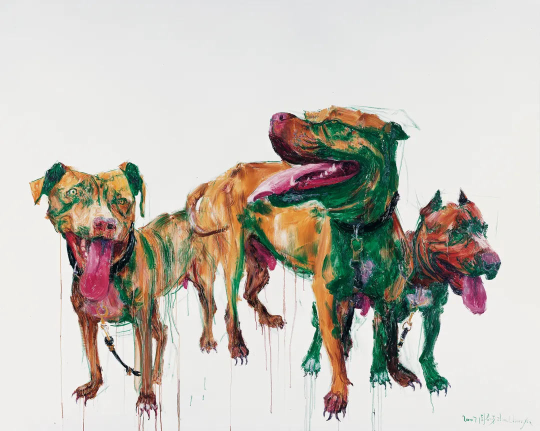 å¨æ¥è½ã3ä¸ªæç¬ã200Ã250cm å¸é¢æ²¹ç» 2007.png
