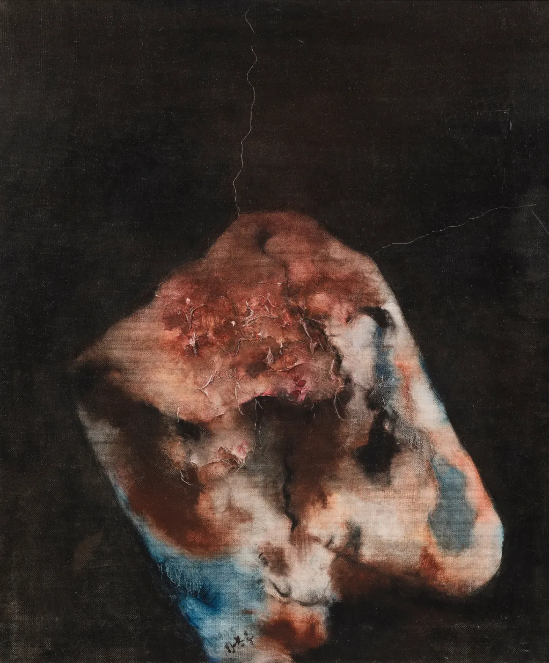 å¨æ¥è½ãå±±ç³ã73Ã60.5cm å¸é¢æ²¹ç» 1995.png