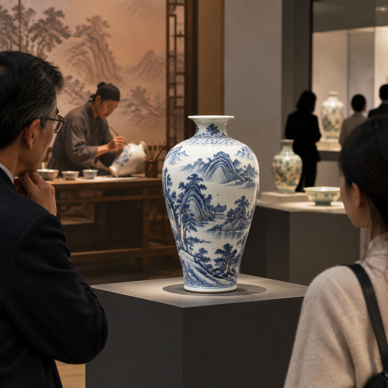 专家一致认为中国瓷器的价值取决于制作人和受众